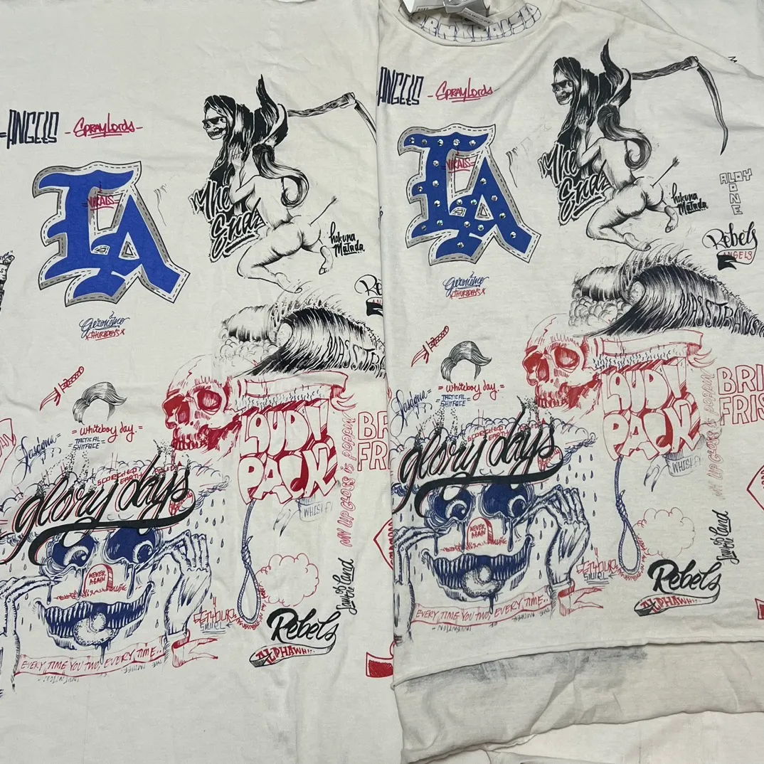 Super heavy industry started operation in February and took 3 months to develop SAINT Mxxxxxx × BORNXRAISED BR_LS TEE/LA/WHT Latest joint model LA diamond all-over long sleeves off-white S-XL Super heavy industry started operation in February and lasted three months Super complex 36 sets of screens Outlined pictures and pictures to doubt life Super perfect reproduction of printing Genuine Czech diamond Pressure-free reproduction